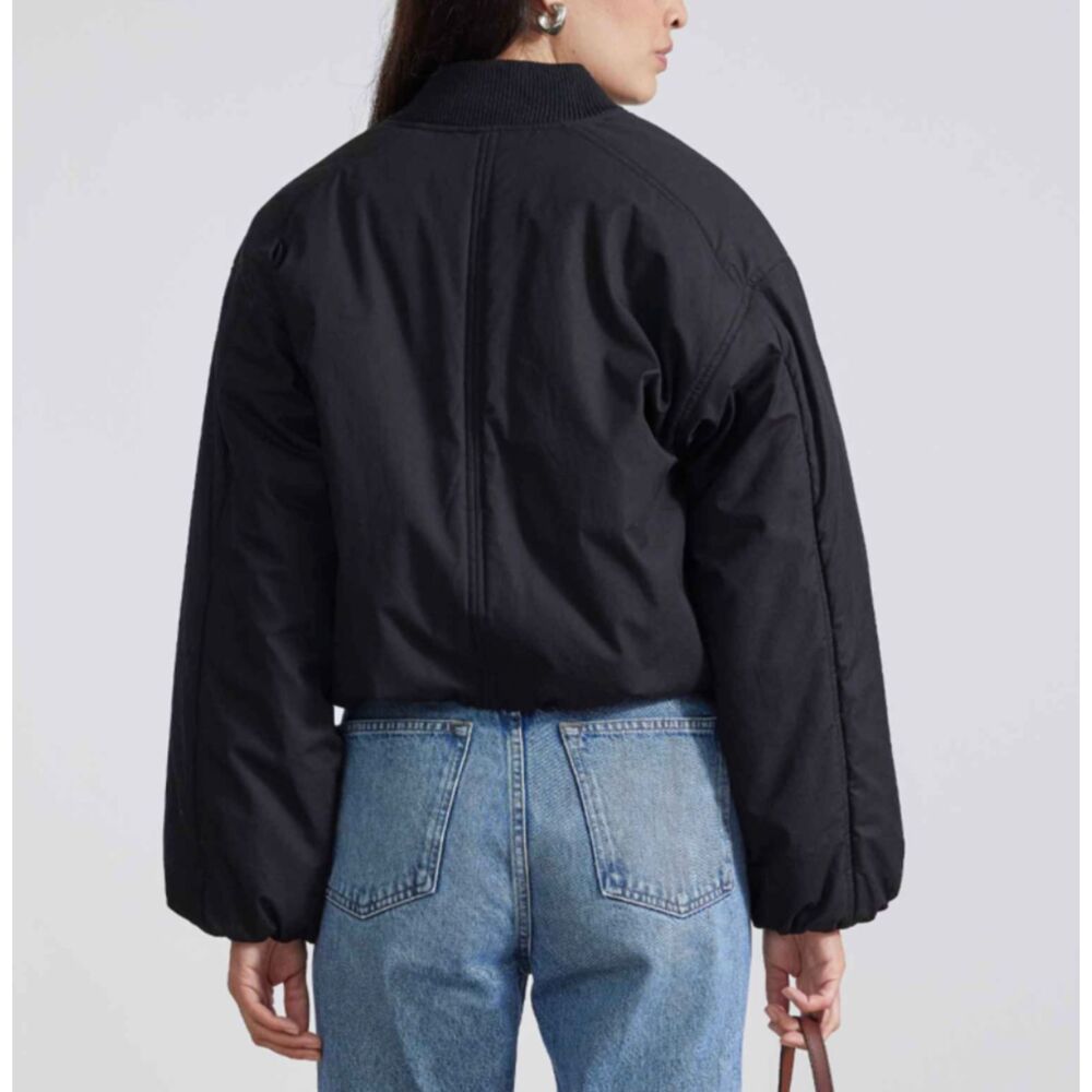 APIECE APART Esteria Bomber Jacket Black Large‎ - Picture 2 of 7